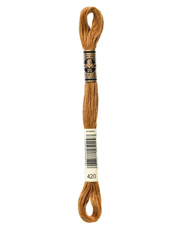 DMC moulin thread, shades 372-743