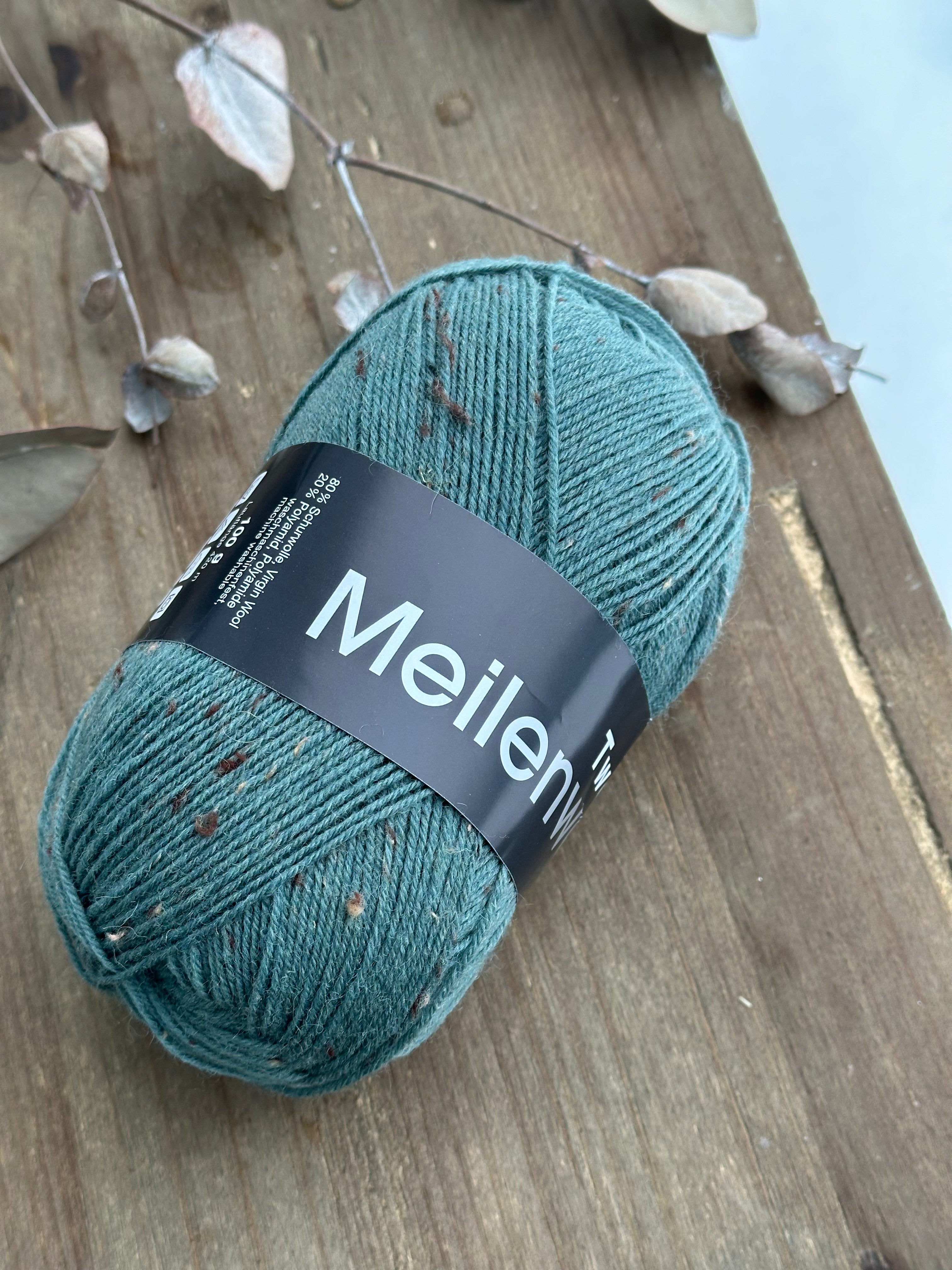 Juhani sock pattern PDF+ Lana Grossa Meilenweit Tweed