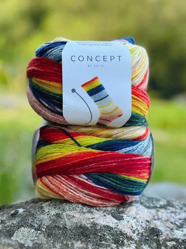 Katia SYMMETRIC SOCKS & MORE - ILLUSION