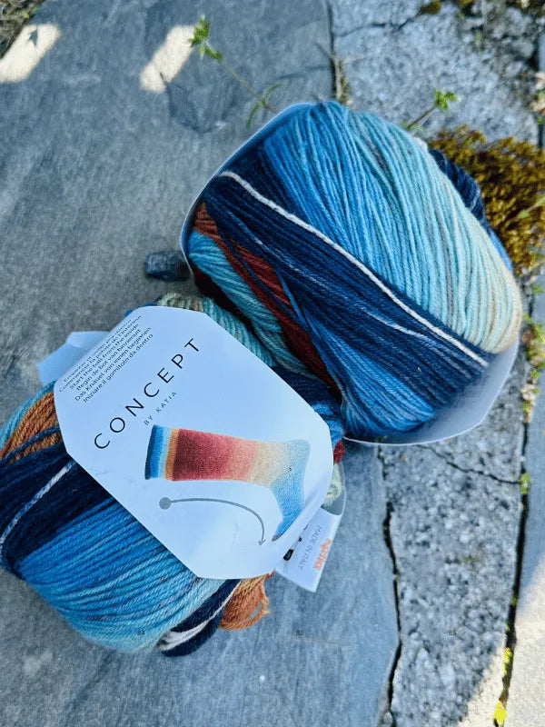 Katia symmetric socks &more - DEGRADÉ