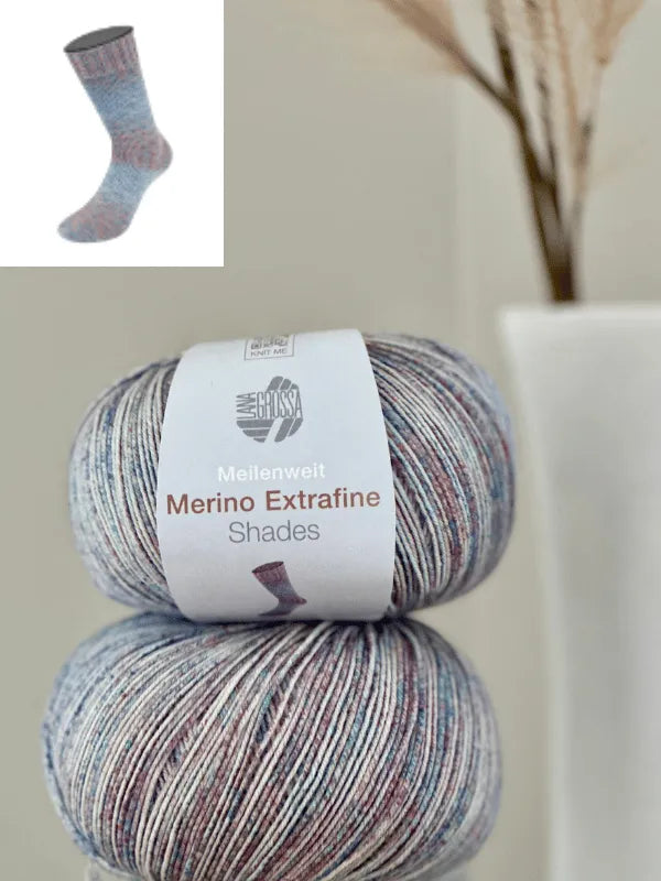 Lana Grossa Meilenweit 100 Merino extrafine Shades