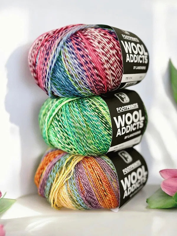 Lang yarns Wool Addicts footprints