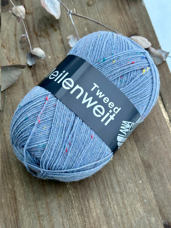 Juhani sock pattern PDF+ Lana Grossa Meilenweit Tweed