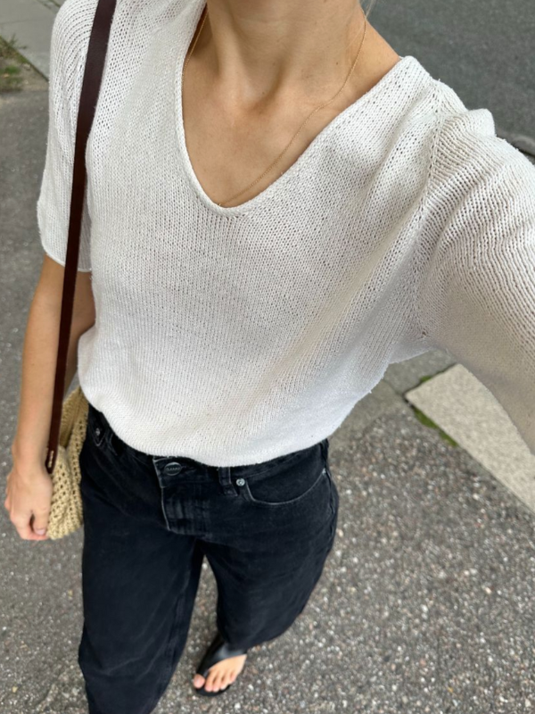 PetiteKnit -Cumulus Tee knitting pattern