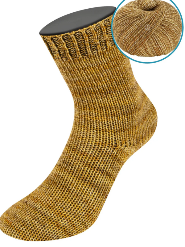 Eero Sock Pattern finger and Lana Grossa Vintage socks
