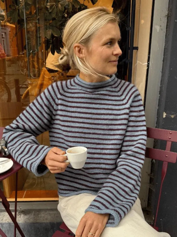 PetiteKnit Frankie sweater knitting pattern Finnish