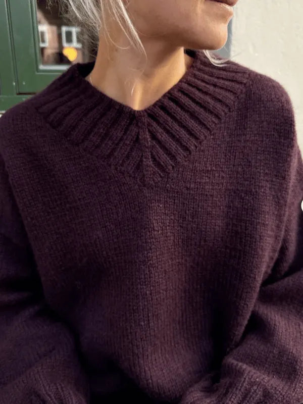 Petiteknit Hannah Sweater V-neck Suomi