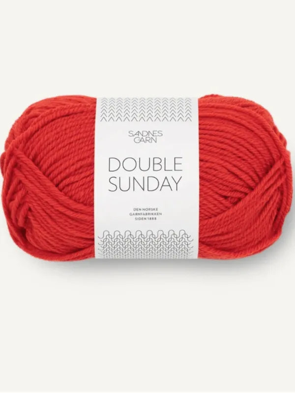 PetiteKnit Scarlet cardigan neuleohje eng + Sandnes Garn Double sunday