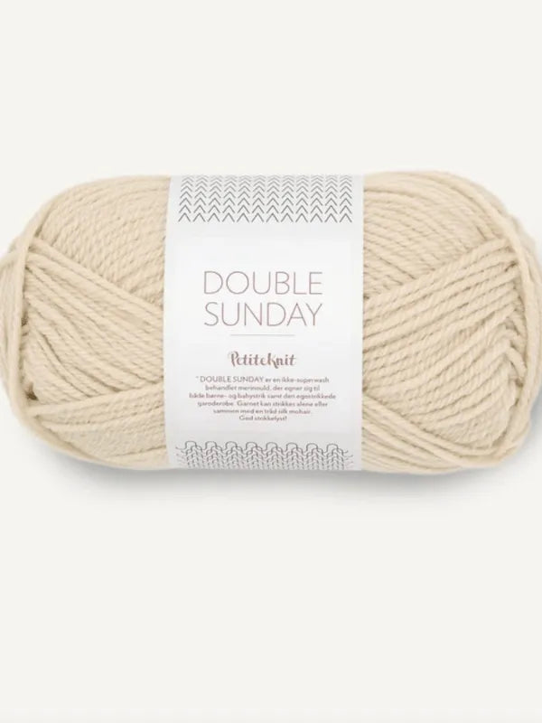 PetiteKnit Scarlet cardigan neuleohje eng + Sandnes Garn Double sunday