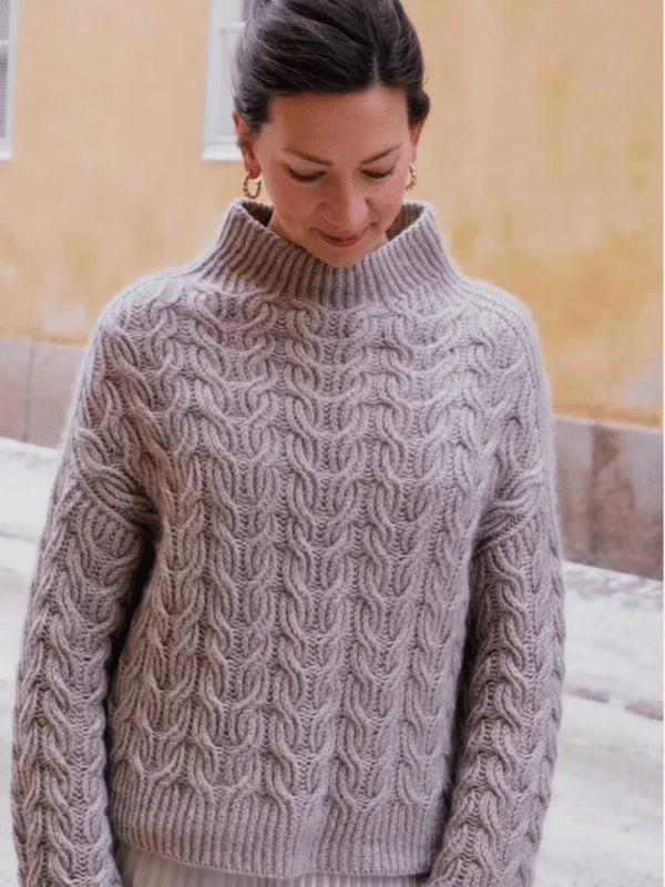 Kutovakika - Wishbone paita, neuleohje