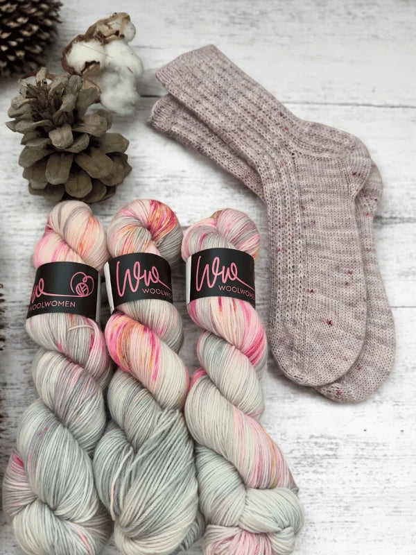 Hipsis sukkaohje + WoolWomen alpaca sock