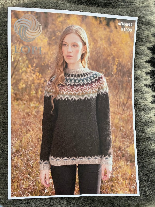 Afmaeli knitting pattern