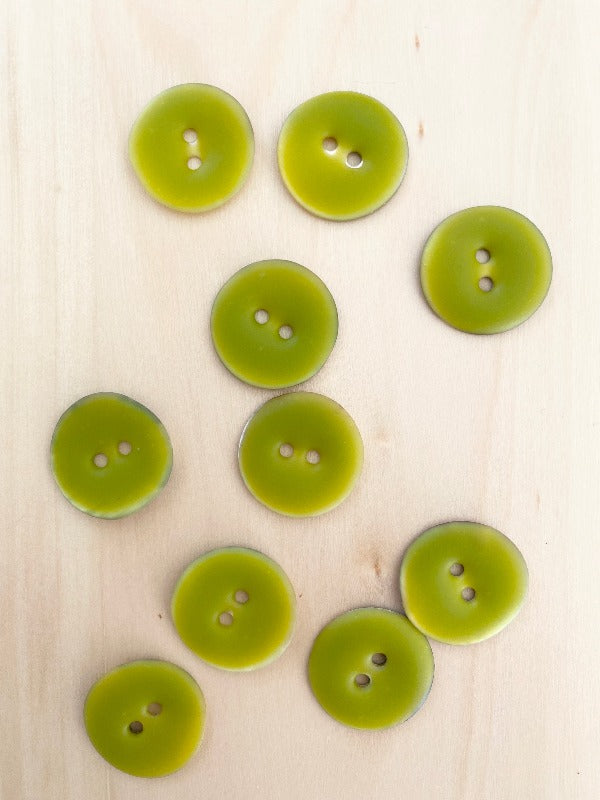 Pearl button 20mm enamel