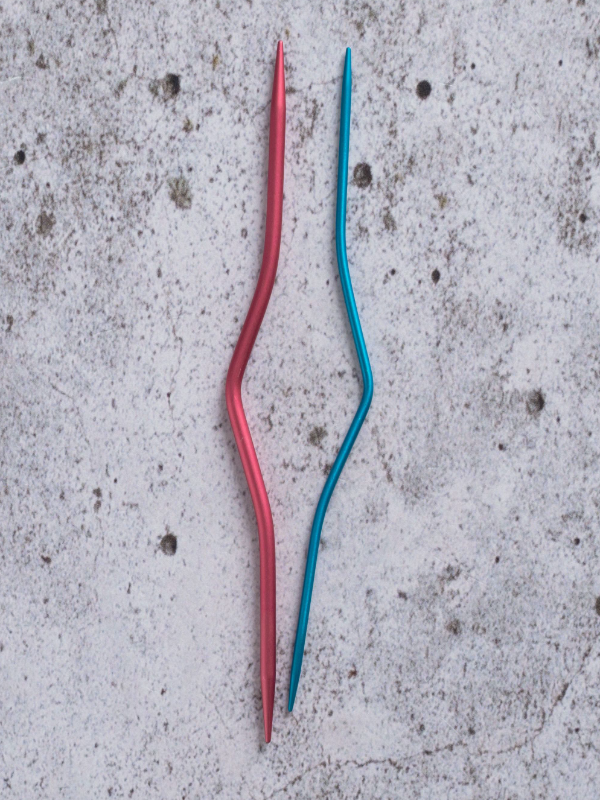 Knitpro Braiding needles 2 pcs 2.5mm and 4.0mm