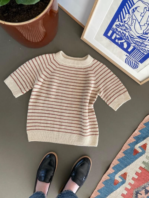 PetiteKnit -Friday tee knitting pattern