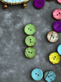 Coconut button colorful 22m