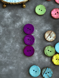 Coconut button colorful 22m
