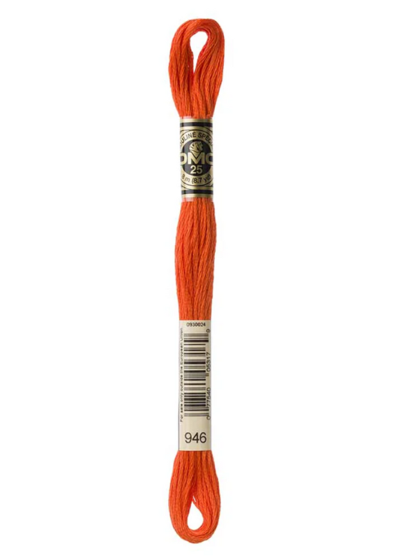 DMC moulin thread, shades 947-3768