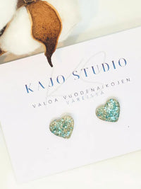 Kajo Studio Sydänmuotoiset korvakorunapit