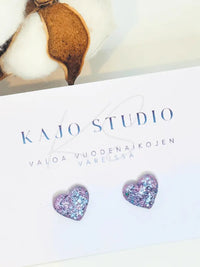Kajo Studio Sydänmuotoiset korvakorunapit