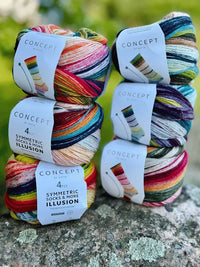 Katia SYMMETRIC SOCKS &amp; MORE - ILLUSION