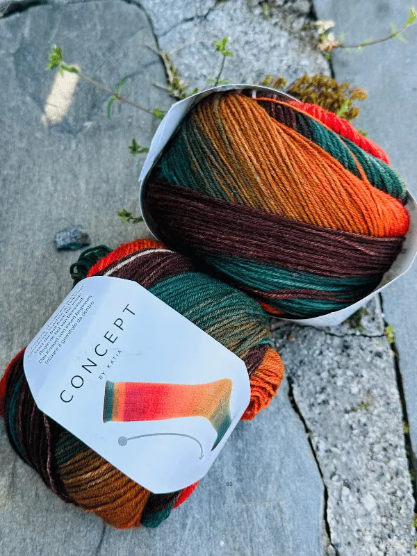 Katia symmetric socks &amp;more - DEGRADÉ