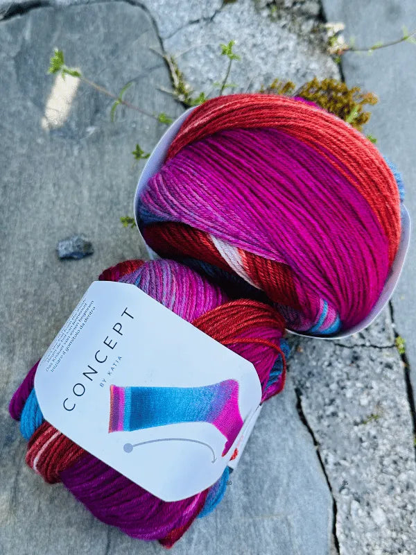 Katia symmetric socks &amp;more - DEGRADÉ