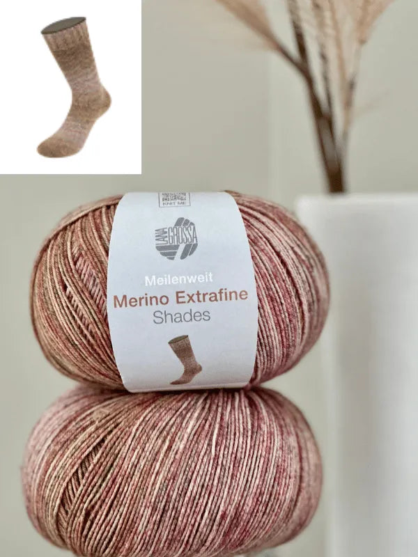 Lana Grossa Meilenweit 100 Merino extrafine Shades