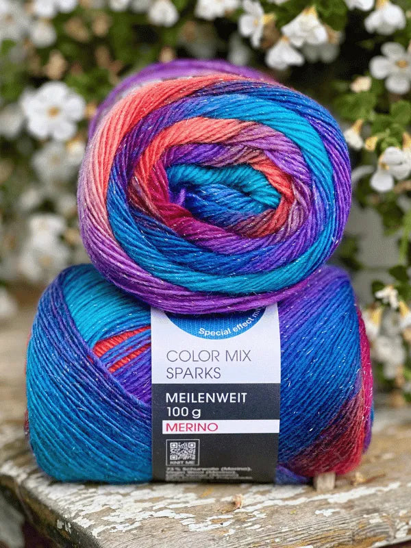 Lana Grossa MEILENWEIT 100 COLOR MIX SPARKS