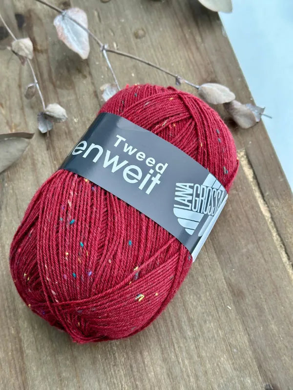 Lauri Finger's sock pattern + Lana Grossa Meilenweit tweed
