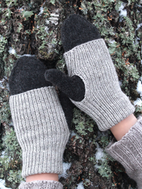 Instructions for Mittums gloves (PDF) + Lang Alpaca soxx 4ply 