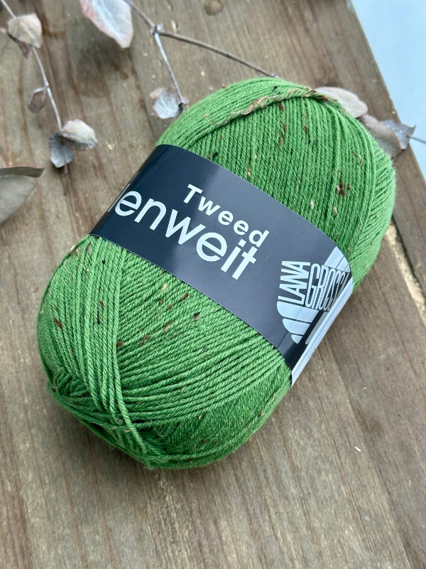 Juhani sock pattern PDF+ Lana Grossa Meilenweit Tweed