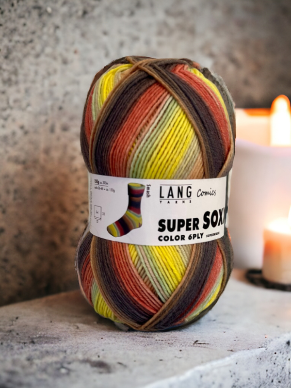 Lang yarns Super soxx 6ply Color