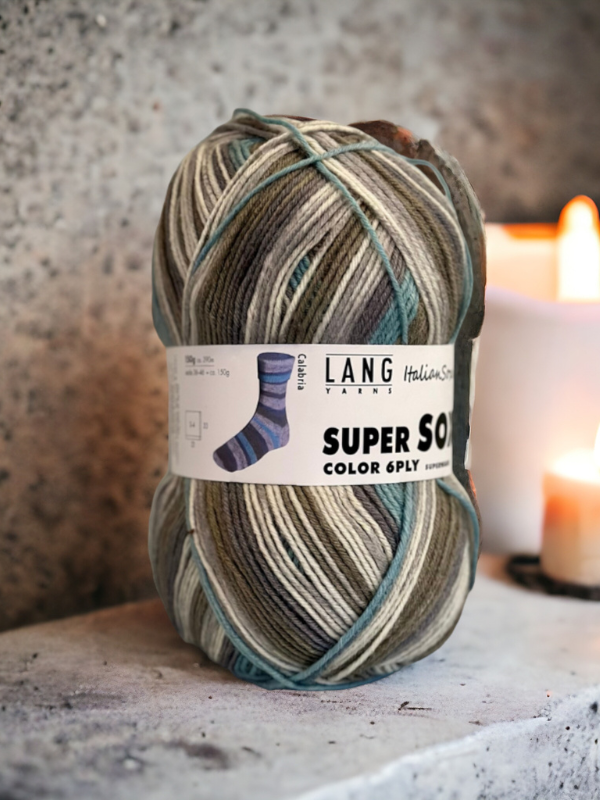 Lang yarns Super soxx 6ply Color