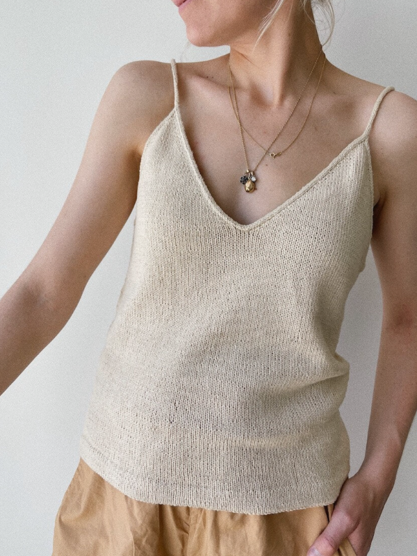 PetiteKnit -Cumulus Top knitting pattern