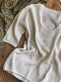 PetiteKnit -Cumulus Tee knitting pattern