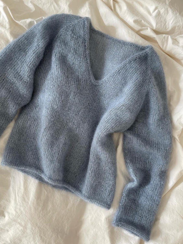 PetiteKnit -Cumulus Blouse knitting pattern