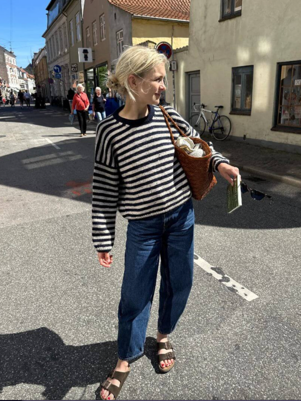 PetiteKnit Olga sweater knitting pattern