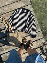 PetiteKnit Olga sweater knitting pattern