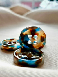 Pigeon Wishes UN CAFE A PARIS Button set 23mm