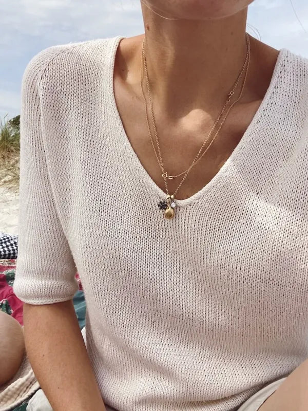 PetiteKnit -Cumulus Tee knitting pattern