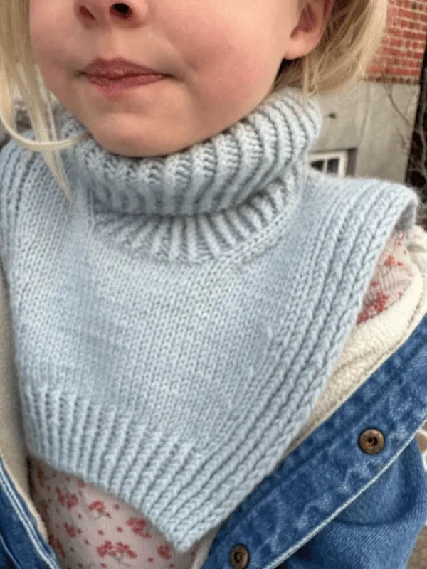PetiteKnit Terrazzo Neck Junior knitting pattern