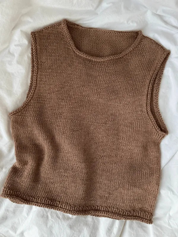 Petiteknit Cloud top knitting pattern (Finnish)