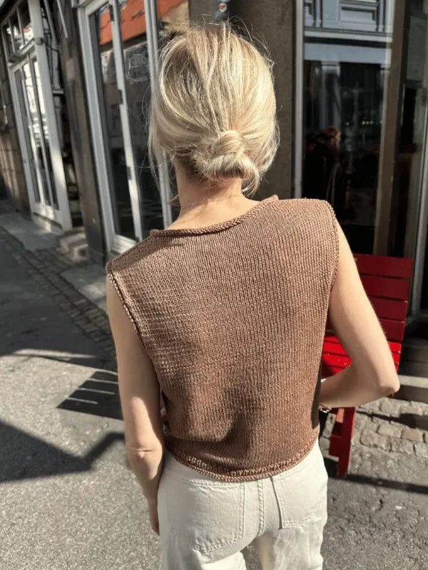 Petiteknit Cloud top knitting pattern (Finnish)