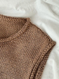 Petiteknit Cloud top knitting pattern (Finnish)
