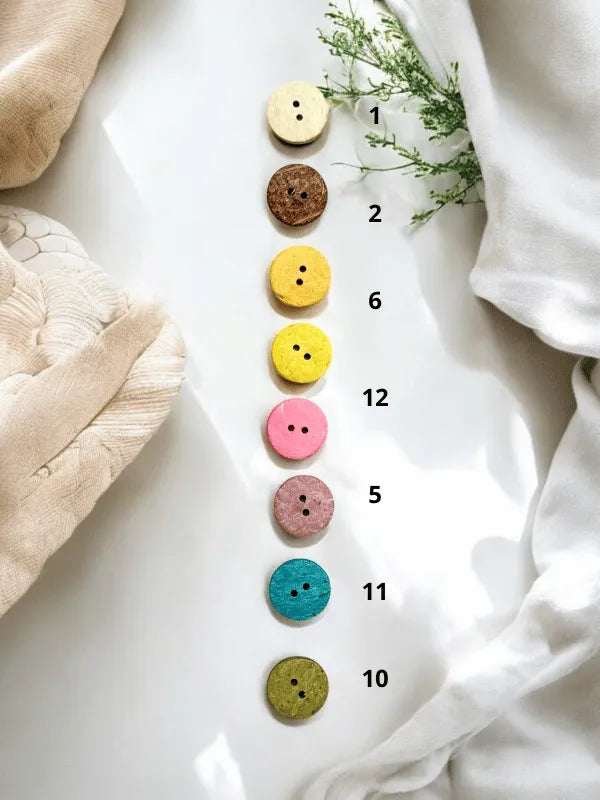 Russet coconut button 20mm (14016)