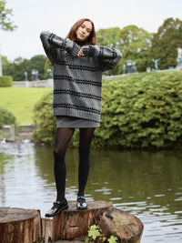 Sandnes garn The Ridge Sweater knitting pattern Men ENG