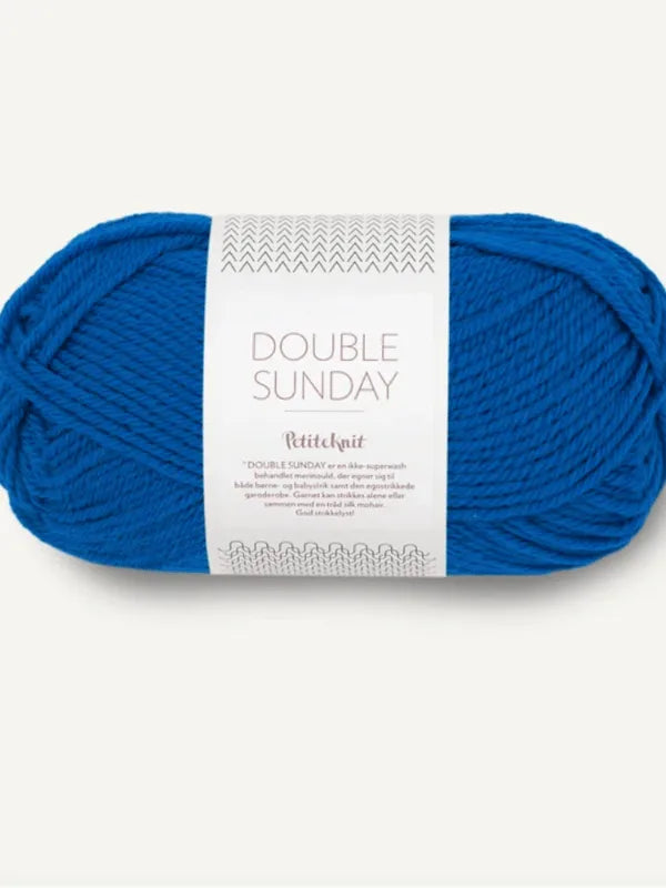 PetiteKnit Scarlet cardigan neuleohje eng + Sandnes Garn Double sunday