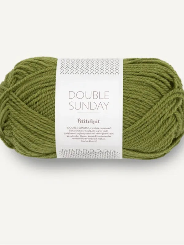 PetiteKnit Scarlet cardigan neuleohje eng + Sandnes Garn Double sunday