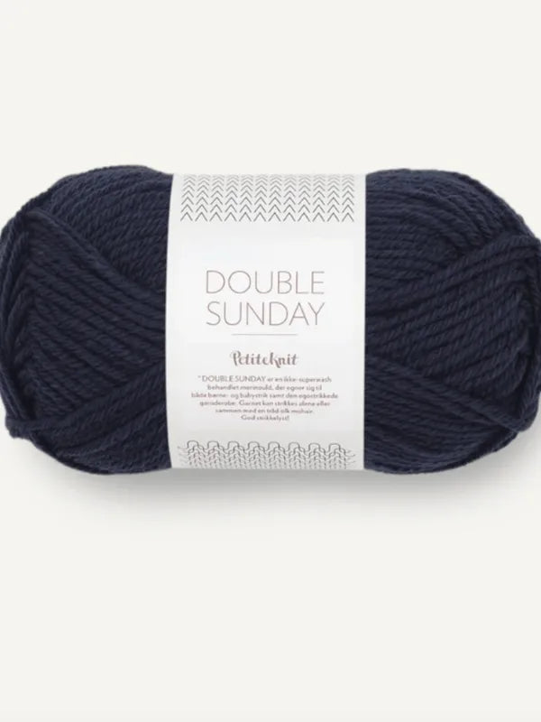 PetiteKnit Scarlet cardigan neuleohje eng + Sandnes Garn Double sunday